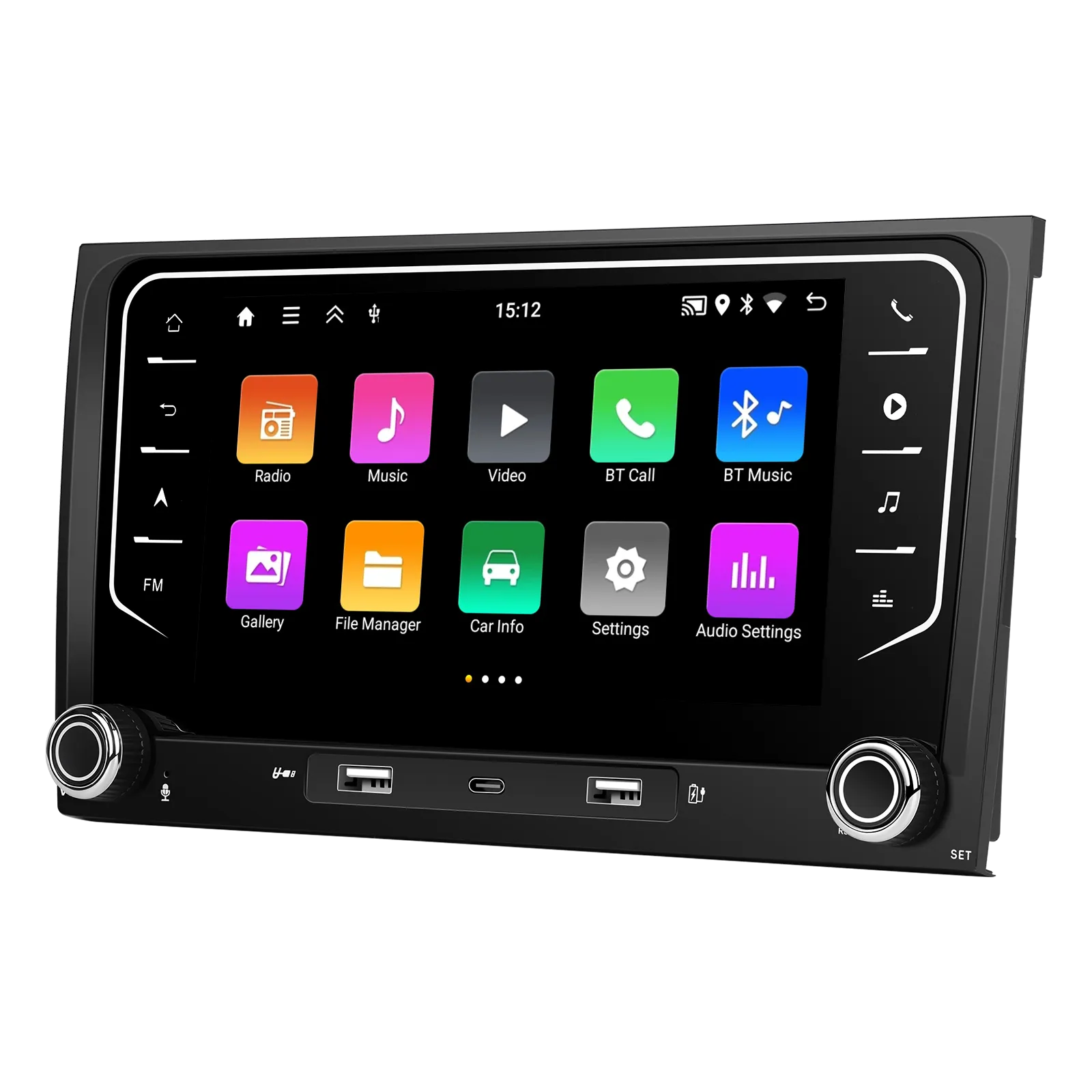 Navigatie Audi A4 B6/B7 (2002-2008) si Seat Exeo (2008-2012) 2+64 GB, CarPlay si Android auto OEM Look, ecran 7 inch [7]