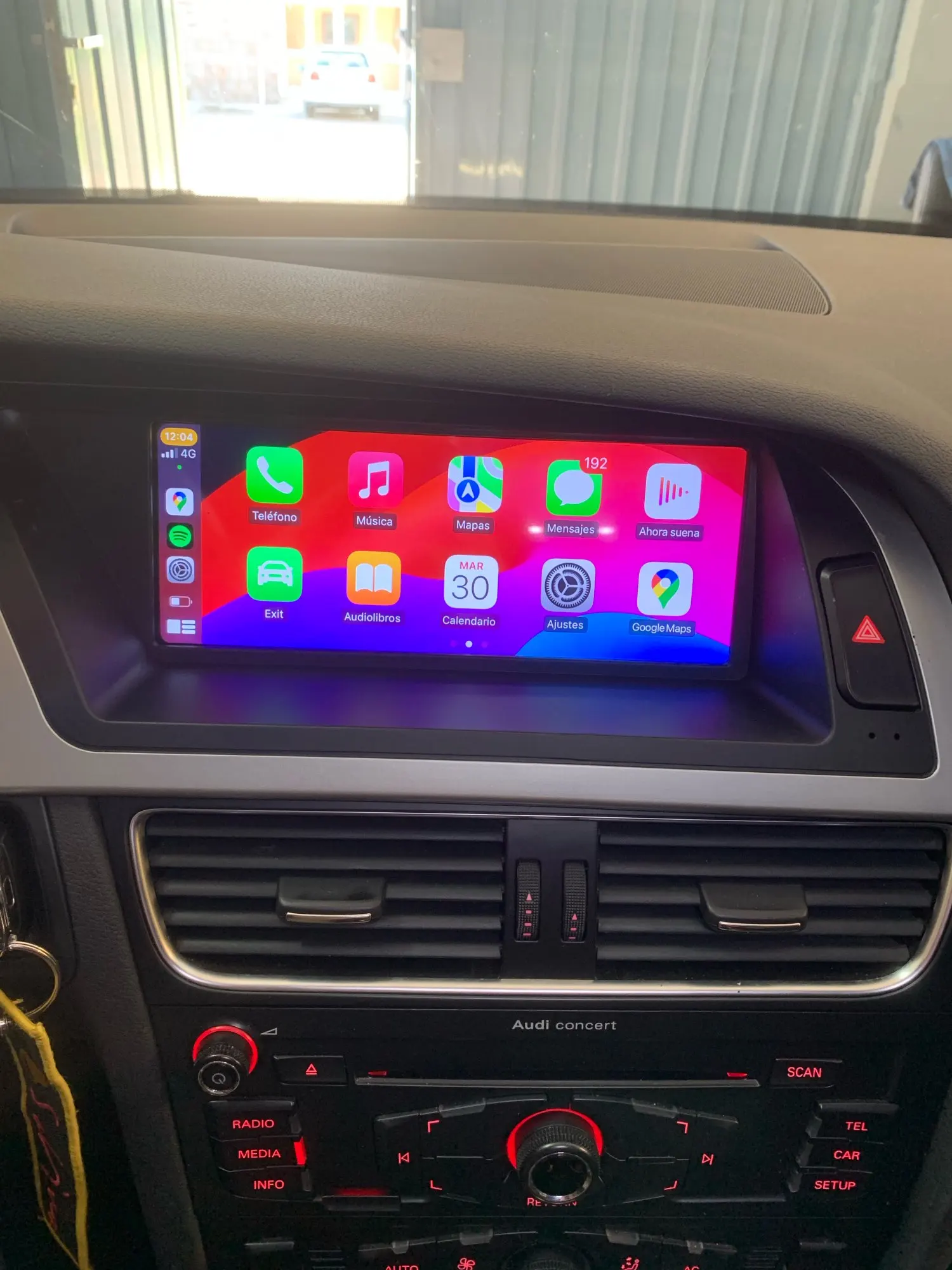 Navigatie Audi A4 B8 (2009-2012), Android 12, 4GB RAM, 4G SIM, Carplay si Android auto,Model 2023 PREMIUM High Version [14]