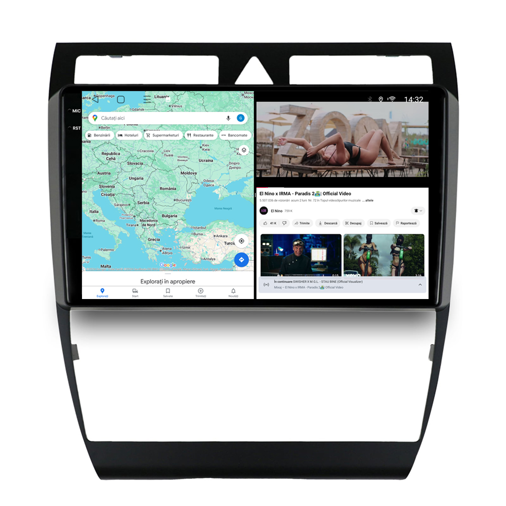 Navigație Android dedicată 2K QLED Octa-Core UIS8581A cu SIM 4G, CarPlay și Android Auto [5]
