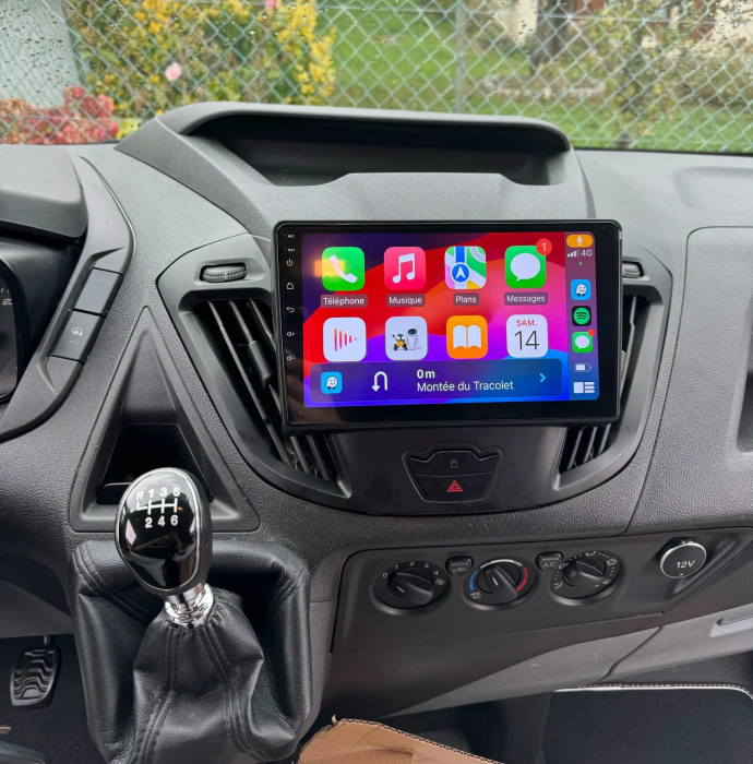 Navigatie Ford Transit (2012-2019), Android 12, 8GB RAM 128GB, SIM 4G. DSP, Carplay si Android auto, ecran 9 inch [2]