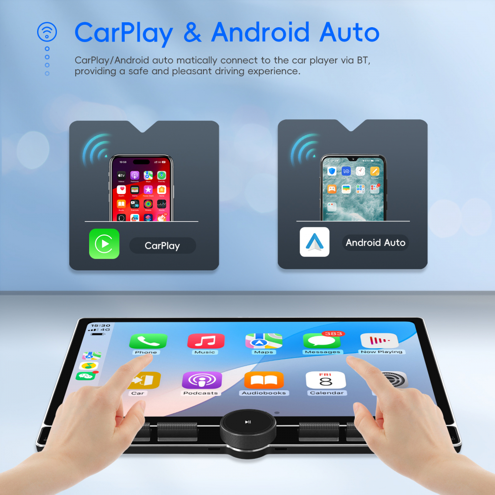 Navigație Auto Android 13 QLED 10.1" 6GB RAM + 128GB ROM, GPS, Bluetooth 5.0, WiFi,FM/RDS, USB [3]