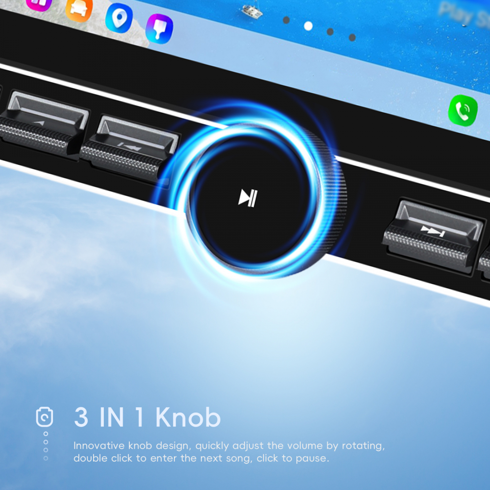 Navigație Auto Android 13 QLED 10.1" 6GB RAM + 128GB ROM, GPS, Bluetooth 5.0, WiFi,FM/RDS, USB [10]