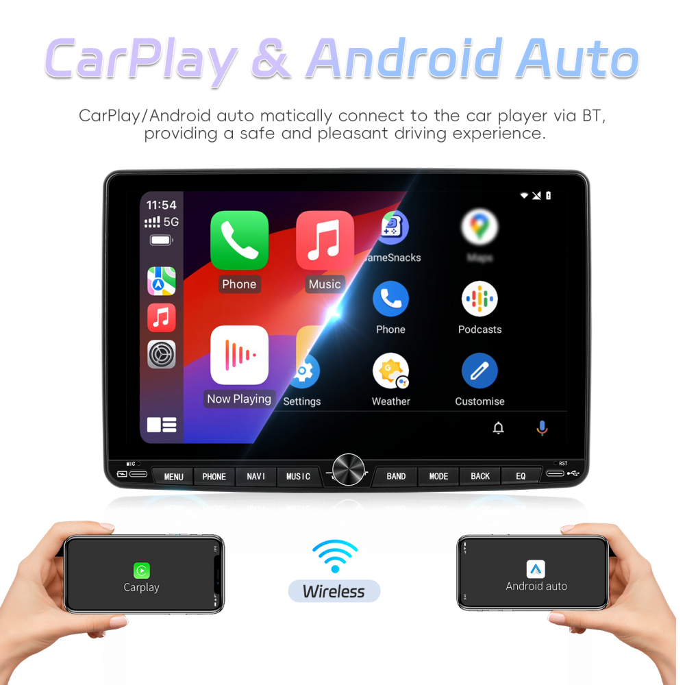 Navigație Auto Android 13 10.1" 2GB RAM + 64GB ROM, GPS, Bluetooth 5.0, WiFi,FM/RDS, USB, universala [8]