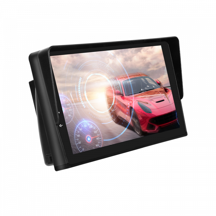 Navigatie auto universala, cu rama suport, 10.1 inch, 2DIN, 2GB RAM, 64GB ROM, Android Auto Cablu, Carplay Wireless, GPS, Bluetooth 4.0, Radio FM, Touchscreen [7]