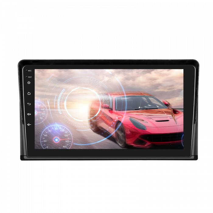 Navigatie auto universala, cu rama suport, 10.1 inch, 2DIN, 2GB RAM, 64GB ROM, Android Auto Cablu, Carplay Wireless, GPS, Bluetooth 4.0, Radio FM, Touchscreen [9]