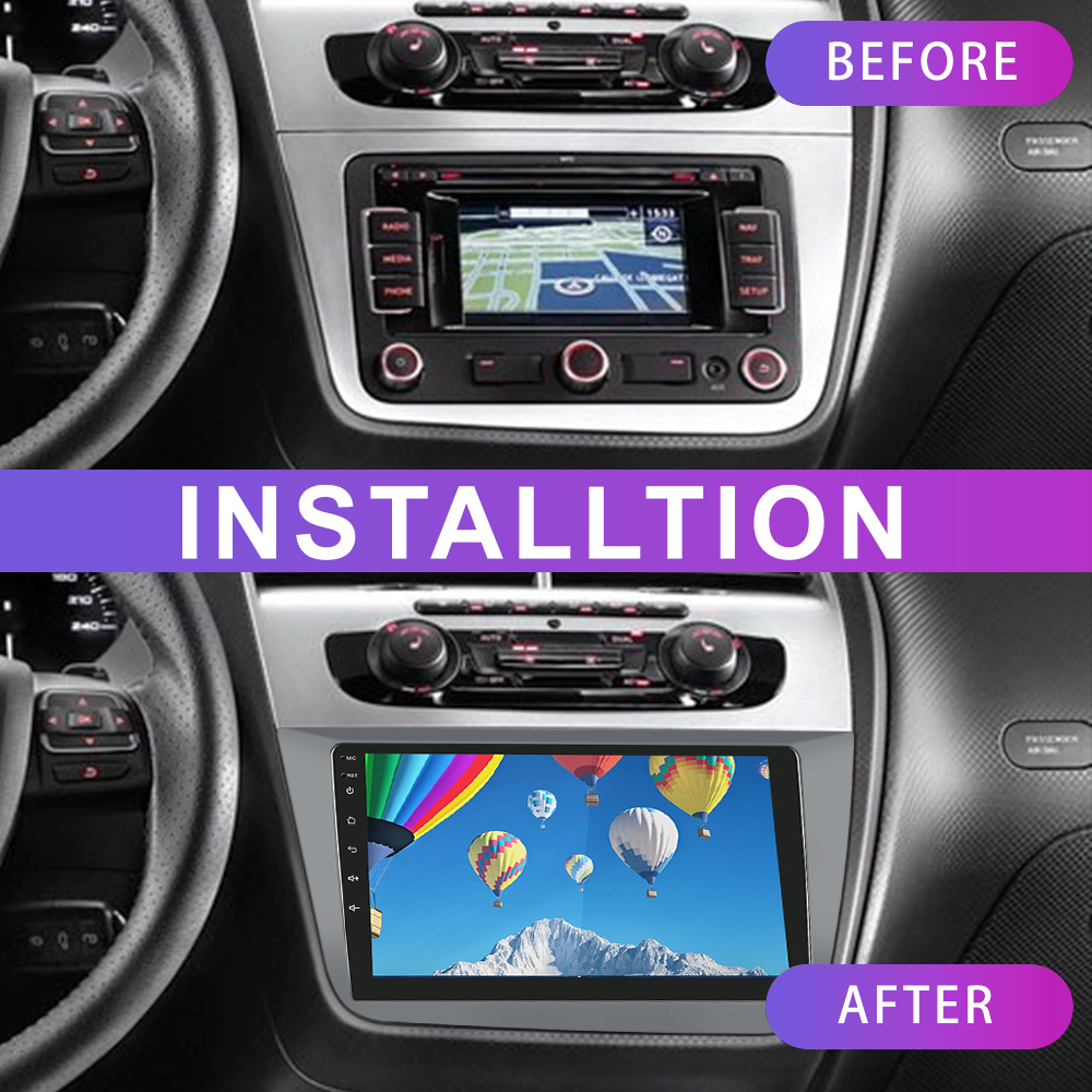 Navigatie Seat Altea (2004-2009) cu Android, 8GB RAM 128GB ROM, cu SLOT SIM 4G, DSP, ecran 9 Inch,Carplay si Android Auto [4]