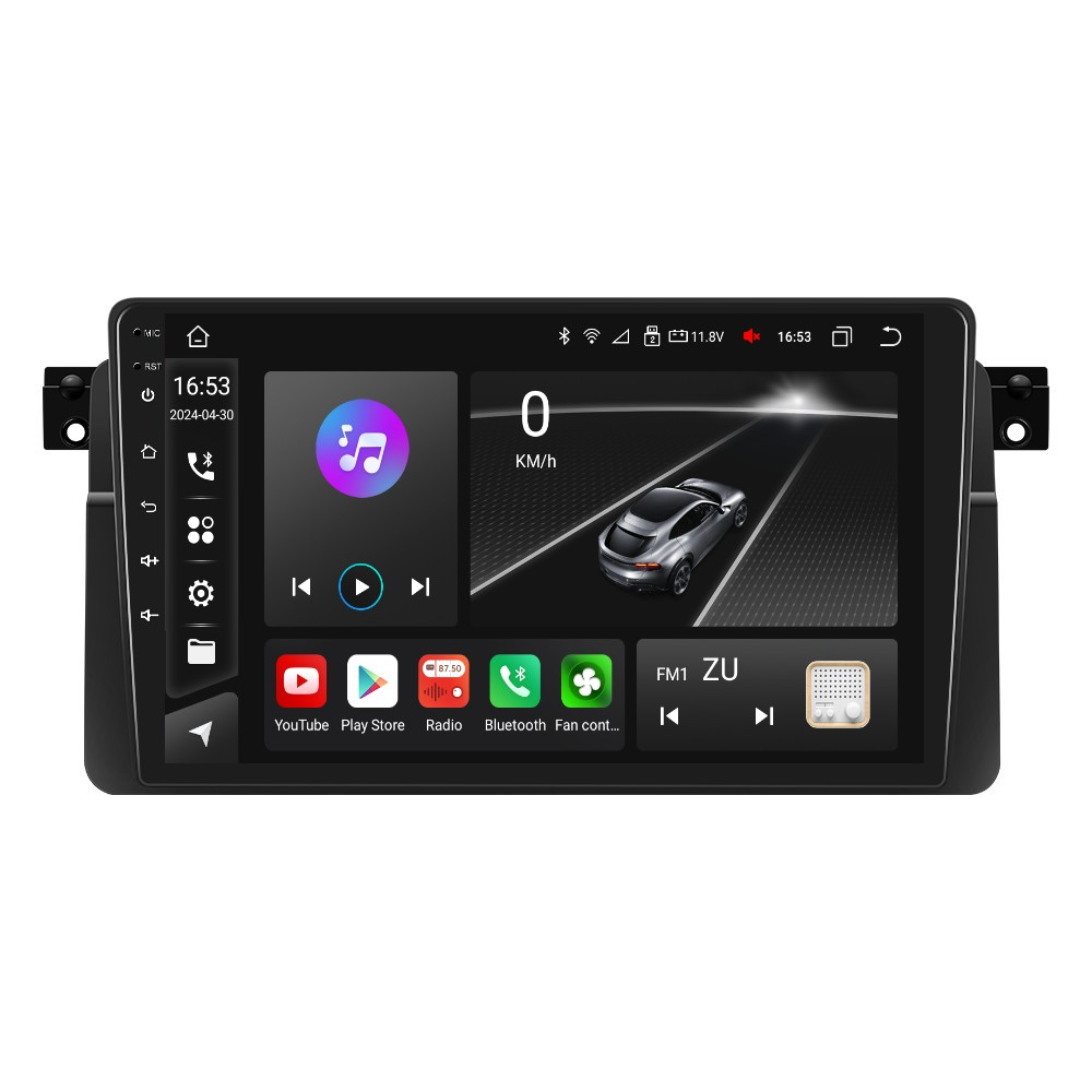 Navigatie BMW E46 (1998-2005) cu Android, 8GB RAM 128GB ROM, cu SLOT SIM 4G, DSP, ecran 9 Inch, Carplay si Android Auto [5]