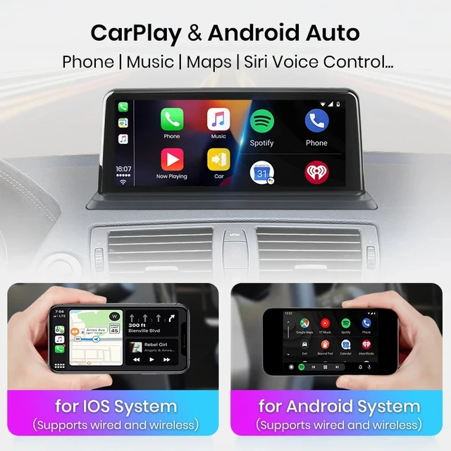 Navigatie BMW Seria 1 E81/E82/E87/E88 (2005-2012) cu Android 4GB 64 GB, DSP, SIM 4G, CarPlay si Android Auto [3]