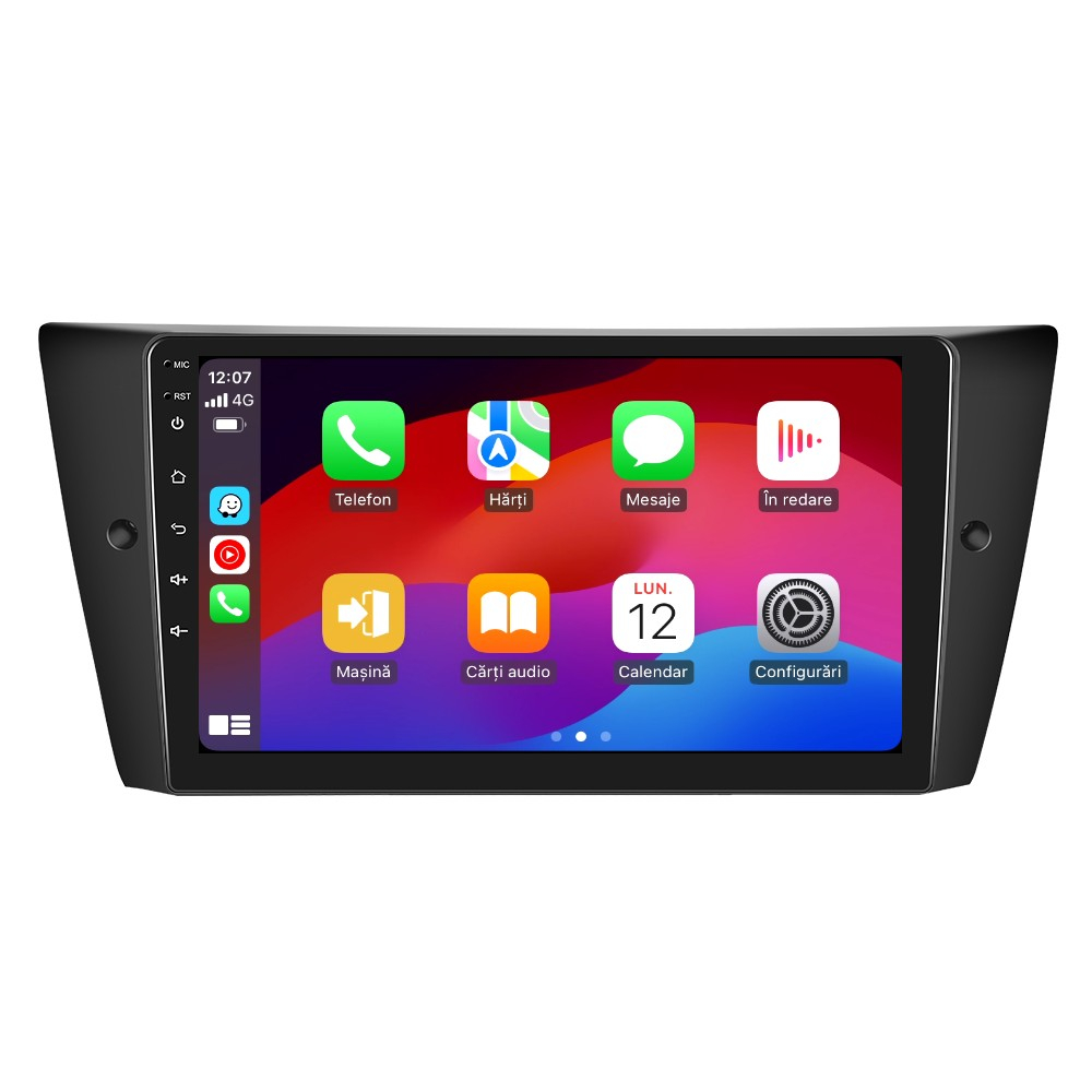 Navigatie BMW Seria 3 E90, E91, E92, E93 cu Android 12, 8GB RAM 128 GB ROM, DSP, Carplay si Android Auto, ecran 9 inch [5]