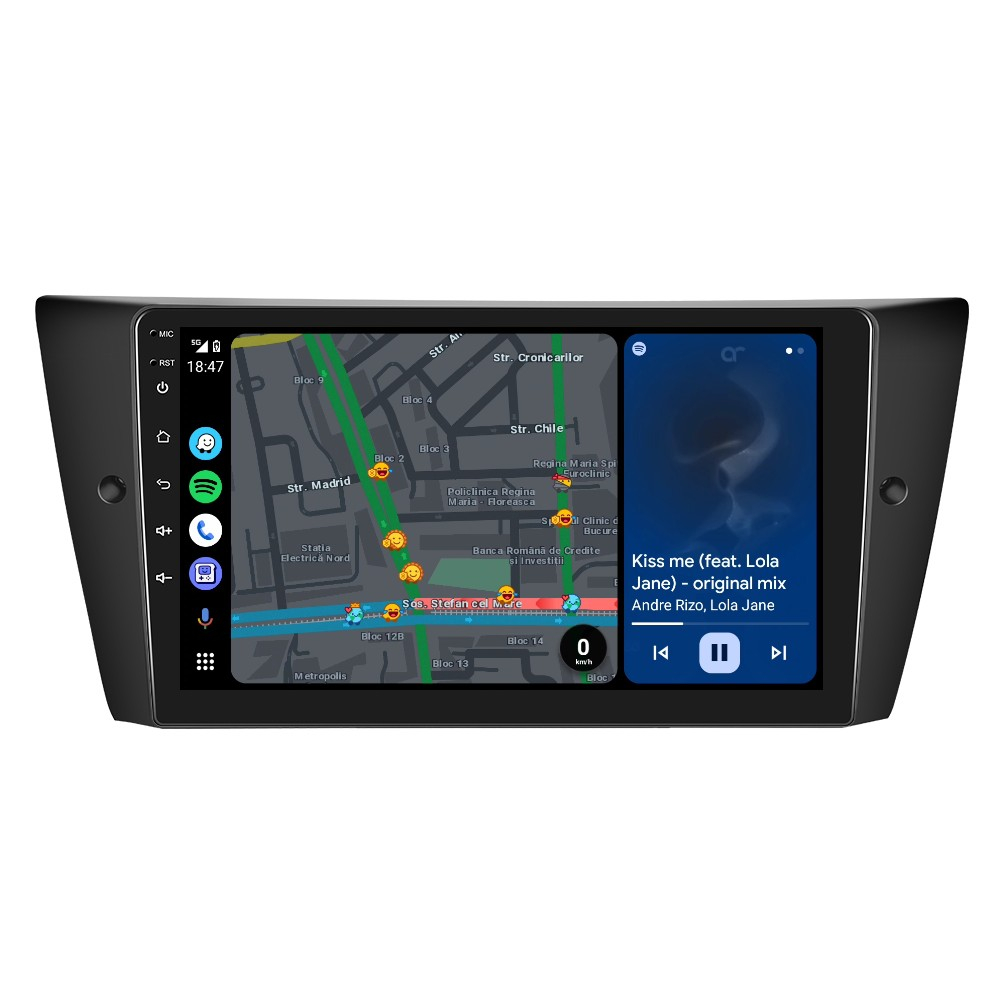 Navigatie BMW Seria 3 E90, E91, E92, E93 cu Android 12, 4GB RAM 64 GB ROM, DSP, Carplay si Android Auto, ecran 9 inch [6]