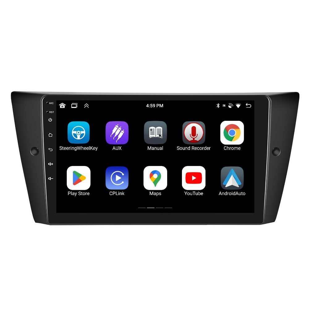 Navigatie BMW Seria 3 E90, E91, E92, E93 cu Android 12, 4GB RAM 64 GB ROM, DSP, Carplay si Android Auto, ecran 9 inch [3]