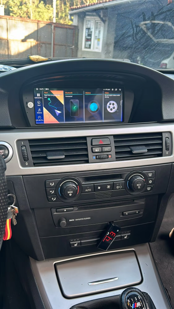 Navigație BMW Seria 5 E60/E61/E63/E64/E90/E91/E92 (2004-2012) CCC - CarPlay, Android Auto, 4GB RAM, 64GB ROM, 4G SIM, DSP + Cameră AHD CADOU [4]