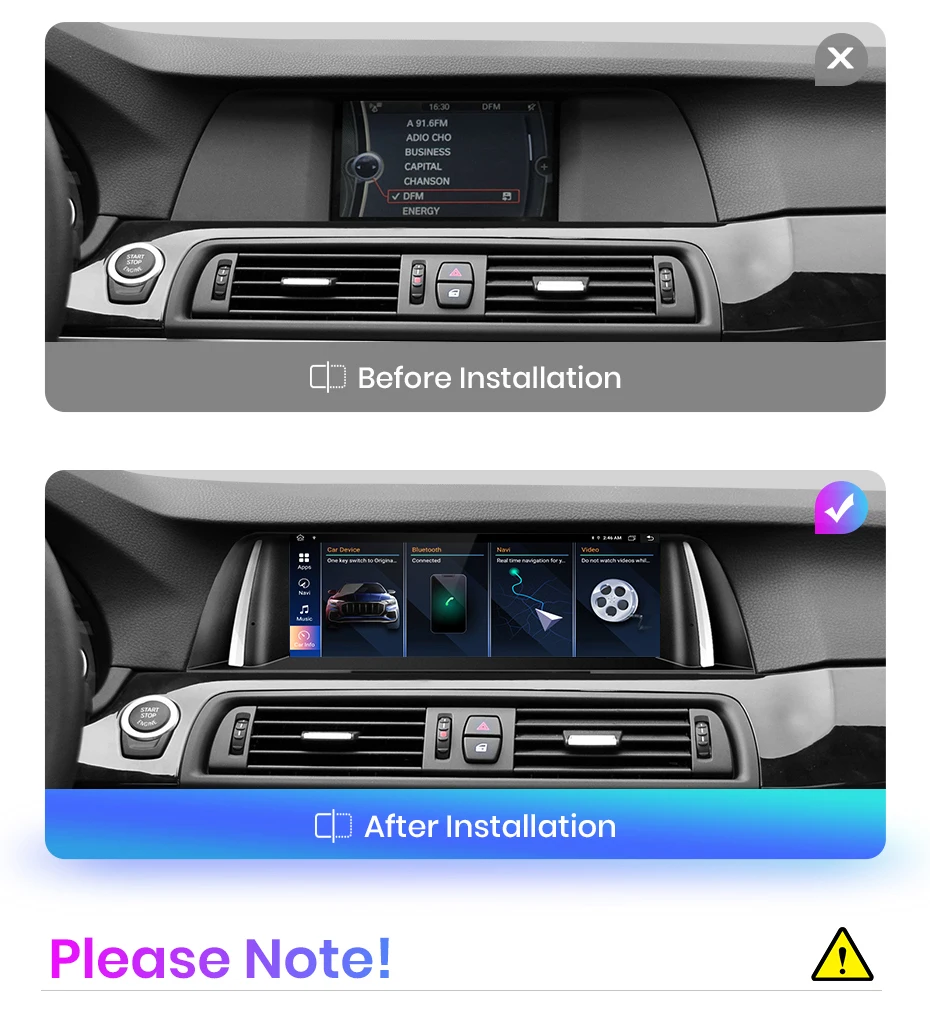 Navigatie BMW Seria 5 F10 F11 CIC (2011-2017) 4GB 64GB, SLOT SIM 4G, CarPlay si Android Auto, DSP, 8 CORE 10.25 inch [6]