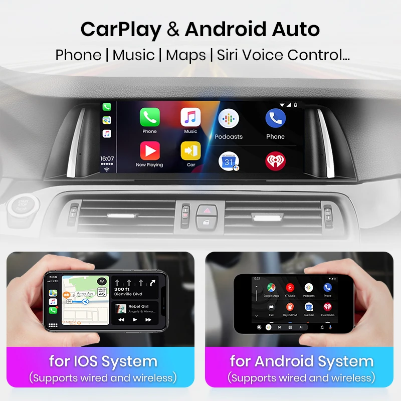 Navigatie BMW Seria 5 F10 F11 NBT (2011-2017) 4GB 64GB, SLOT SIM 4G, CarPlay si Android Auto, DSP, 8 CORE 10.25 inch [4]