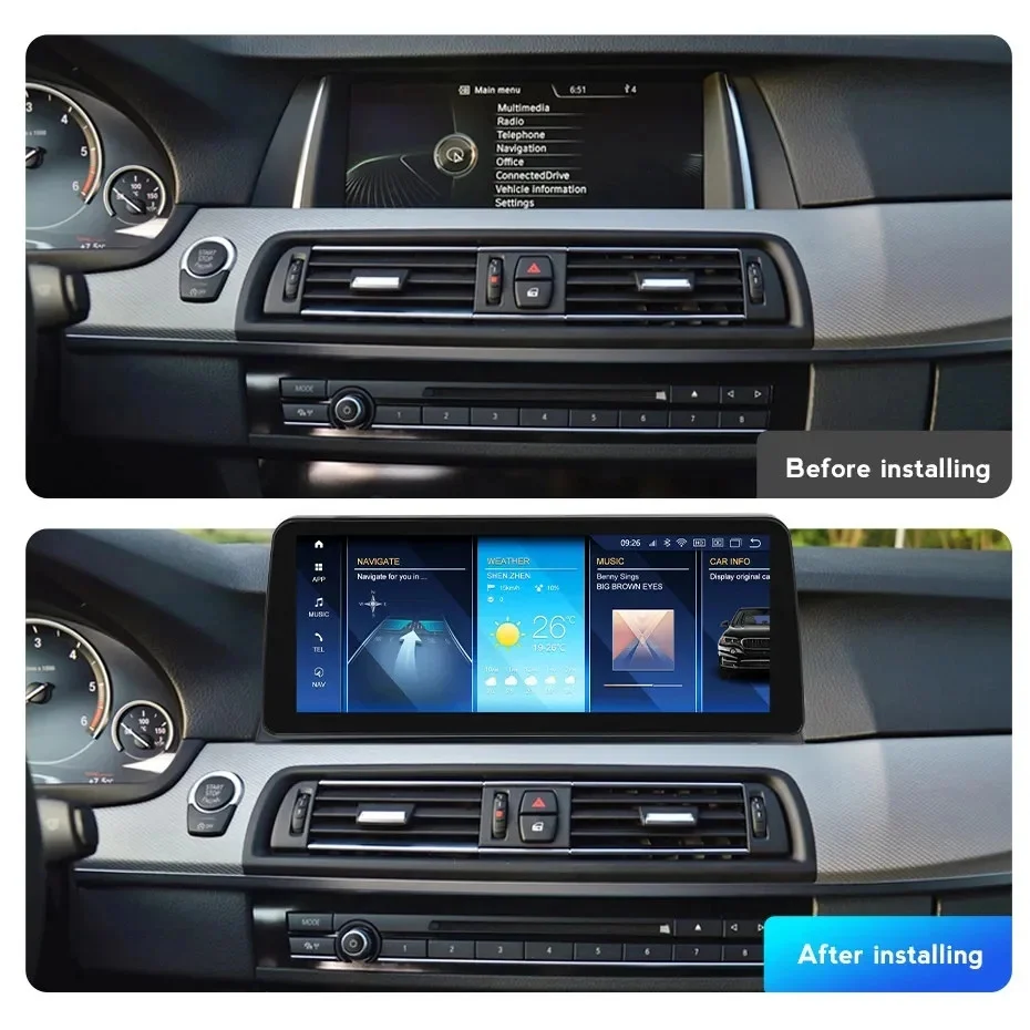 Navigatie BMW Seria 5 F10 F11 NBT (2011-2017) 4GB 64GB, SLOT SIM 4G, CarPlay si Android Auto, DSP, 8 CORE 12.3 inch [5]