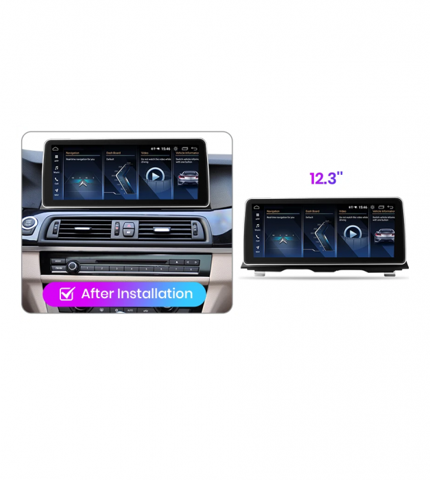 Navigatie BMW Seria 5 F10 F11 NBT (2011-2017) 4GB 64GB, SLOT SIM 4G, CarPlay si Android Auto, DSP, 8 CORE 12.3 inch [3]