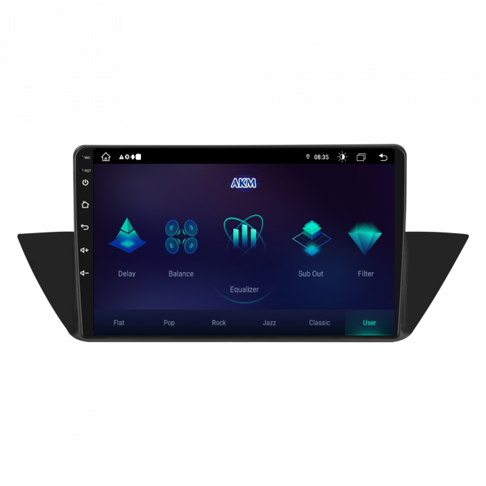 Navigatie BMW X1 (2010-2016) cu Android 12, 8GB RAM 128GB ROM, SIM 4G, DSP, CarPlay si Android Auto, ecran 10.1 Inch [3]