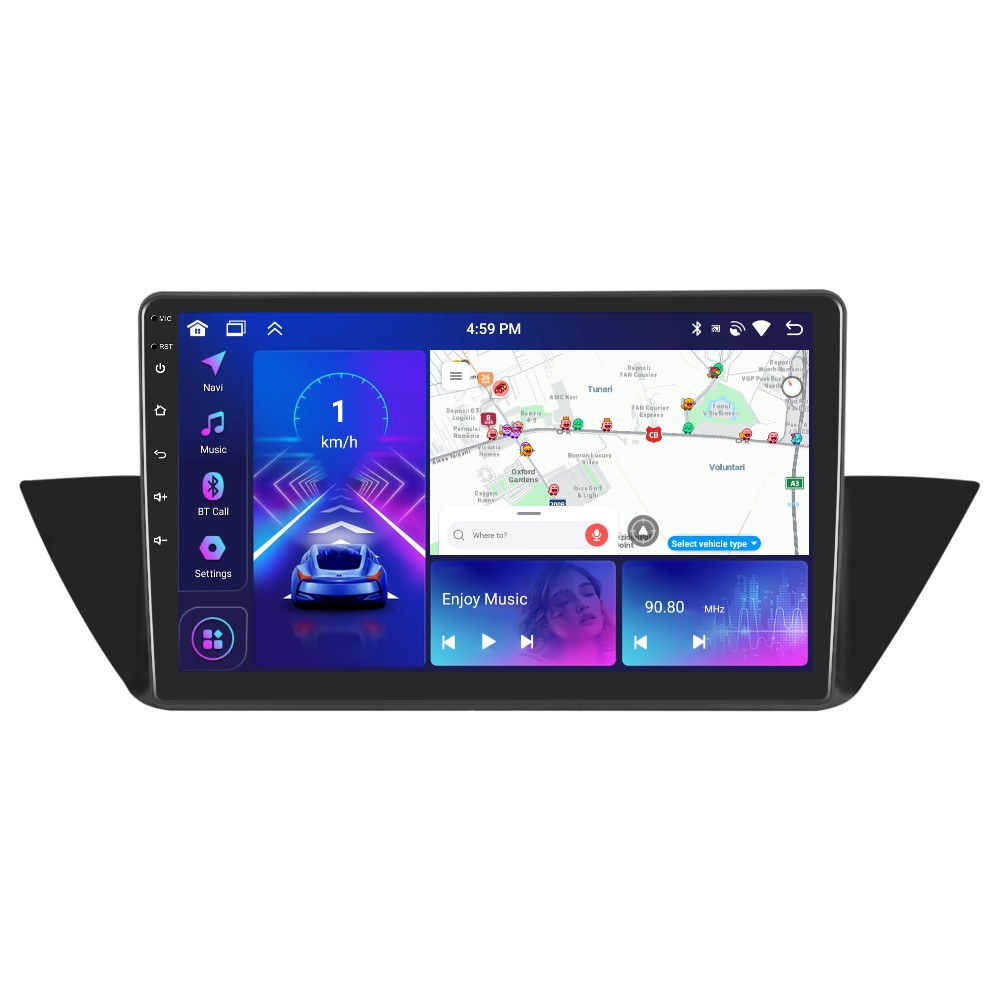 Navigatie BMW X1 (2010-2016) cu Android, 4GB RAM 64GB ROM, DSP, ecran 10,1 Inch, Carplay si Android Auto [1]