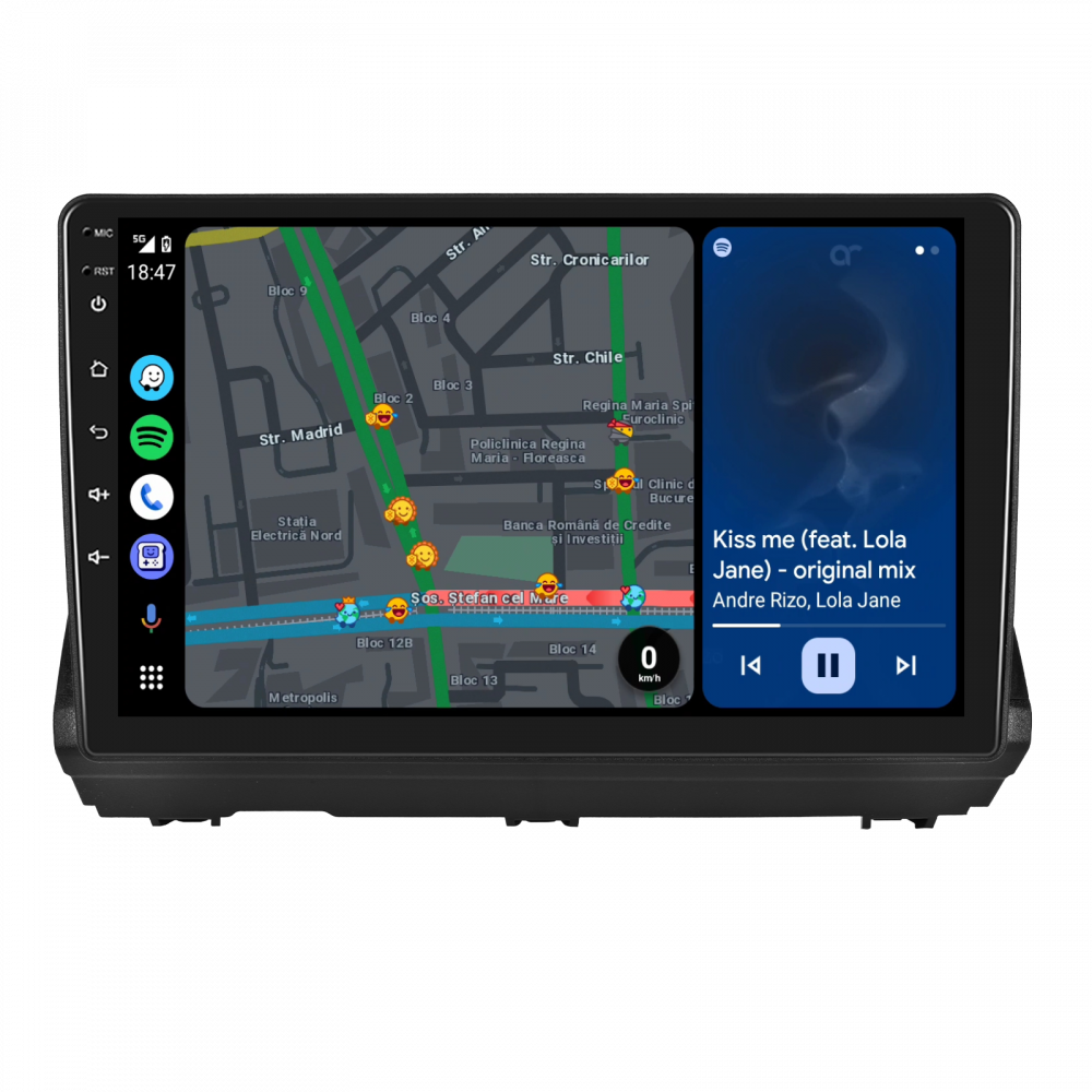 Navigație Android Dacia Logan 3 / Duster / Sandero 2021-2023 – 10.1", 8+128GB, Carplay, SLOT SIM 4G [7]