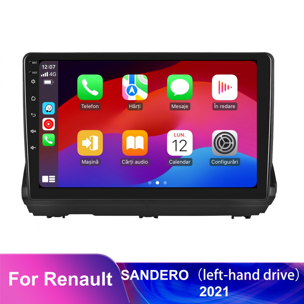 Navigație Android Dacia Logan 3 / Duster / Sandero 2021-2023 – 10.1", 2+32GB, Carplay, DSP [8]