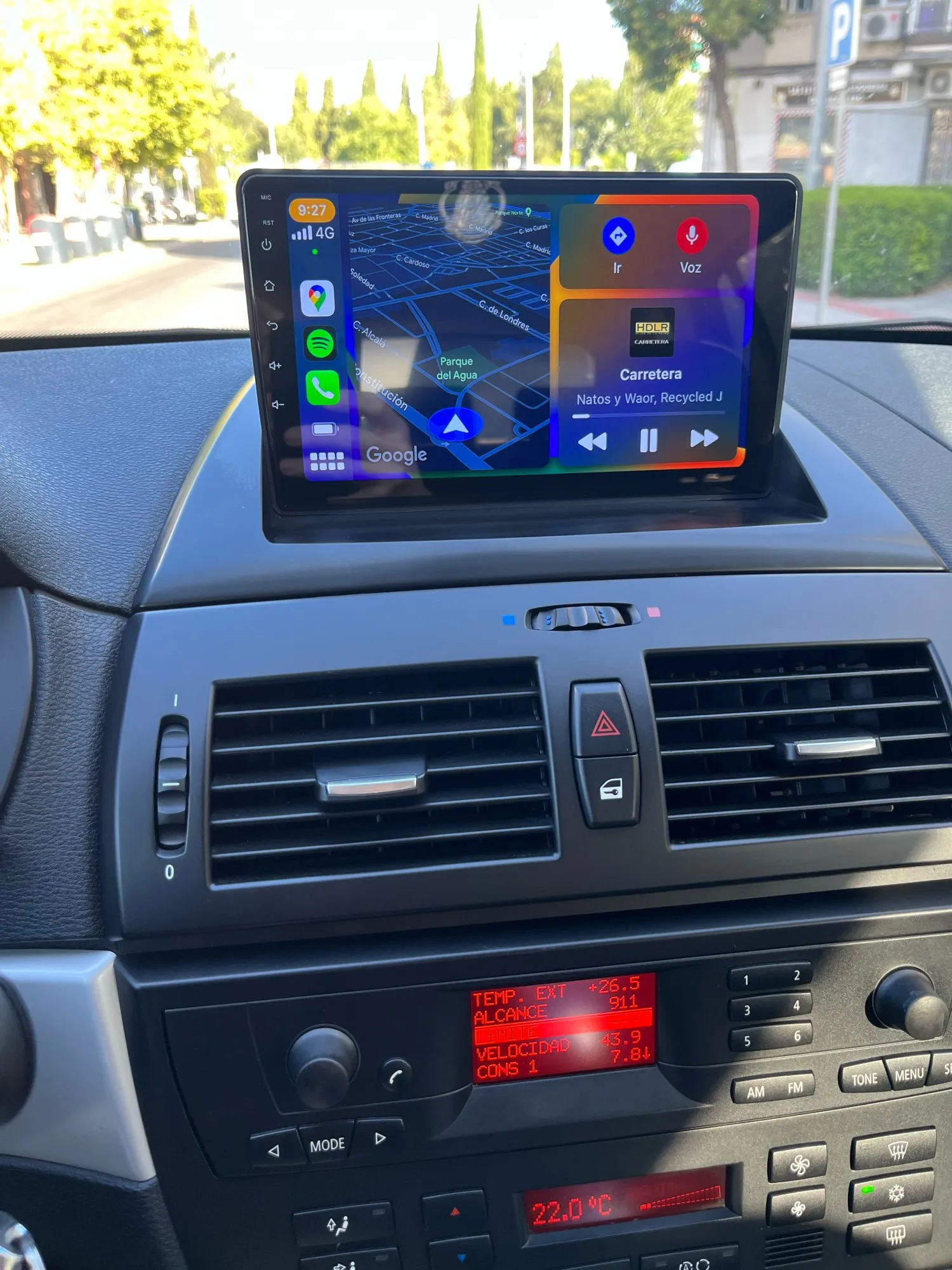 Navigatie BMW X3 (2003-2011) cu Android 12 ecran 9 Inch, 4GB RAM 64 GB, SIM 4G ,DSP, Carplay si Android Auto [9]