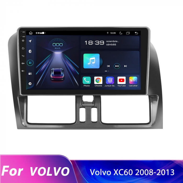 Navigatie VOLVO XC60 (2008-2013), Android 12, 4GB RAM 64GB, SIM 4G, DSP, Carplay si Android auto, ecran 9 inch [3]