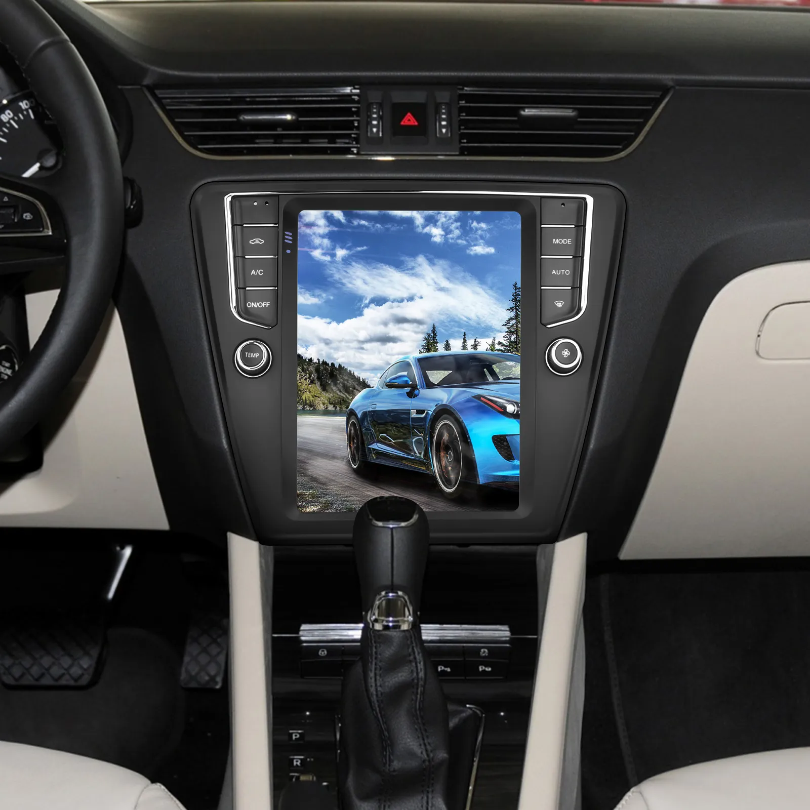 Navigatie Skoda Octavia 3 (2013-2018) Tip Tesla, Android 12, 4GB RAM 64GB, SLOT SIM 4G, DSP, CarPlay si Android Auto, ecran 9,7 inch [4]