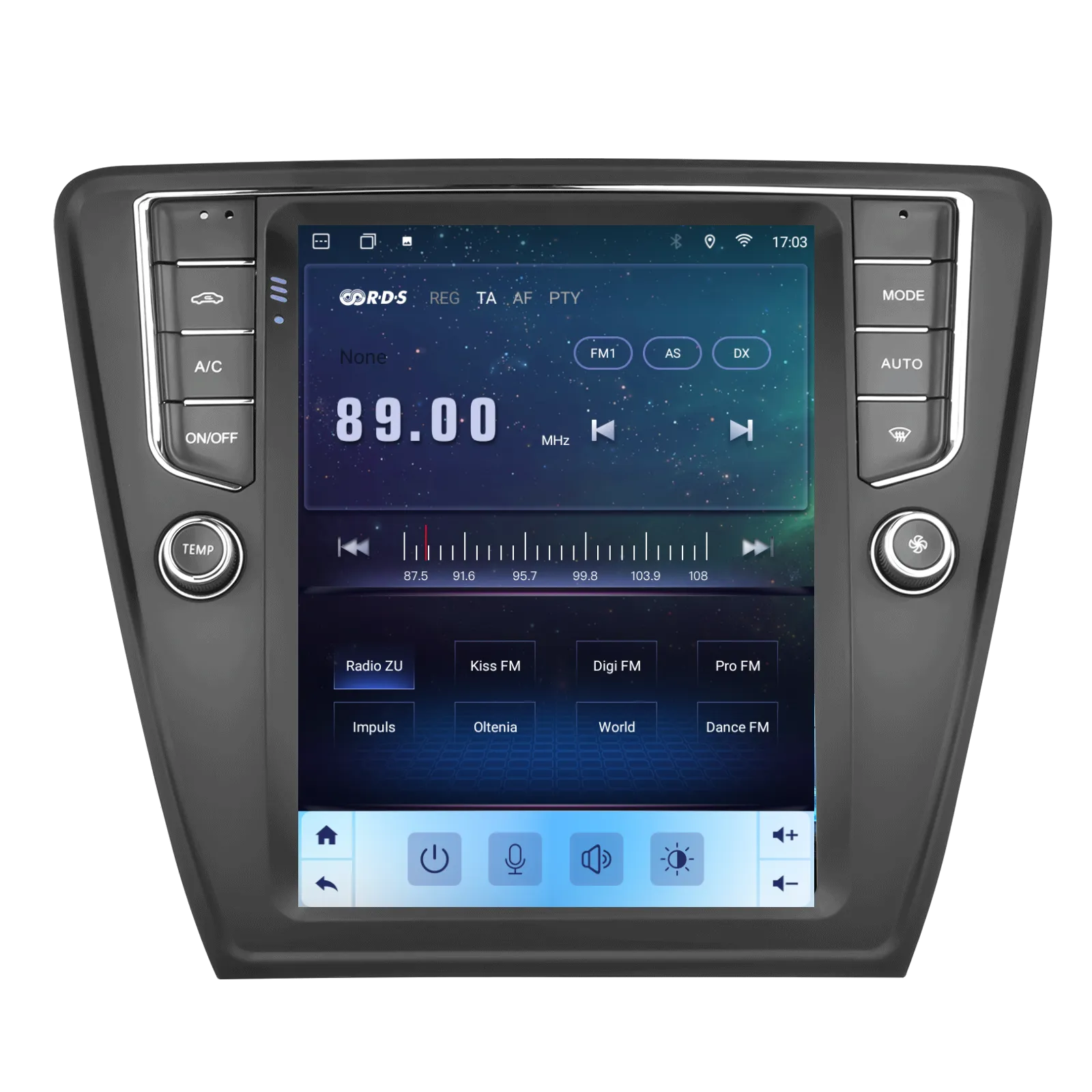 Navigatie Skoda Octavia 3 (2013-2018) Tip Tesla, Android 12, 4GB RAM 64GB, SLOT SIM 4G, DSP, CarPlay si Android Auto, ecran 9,7 inch [5]