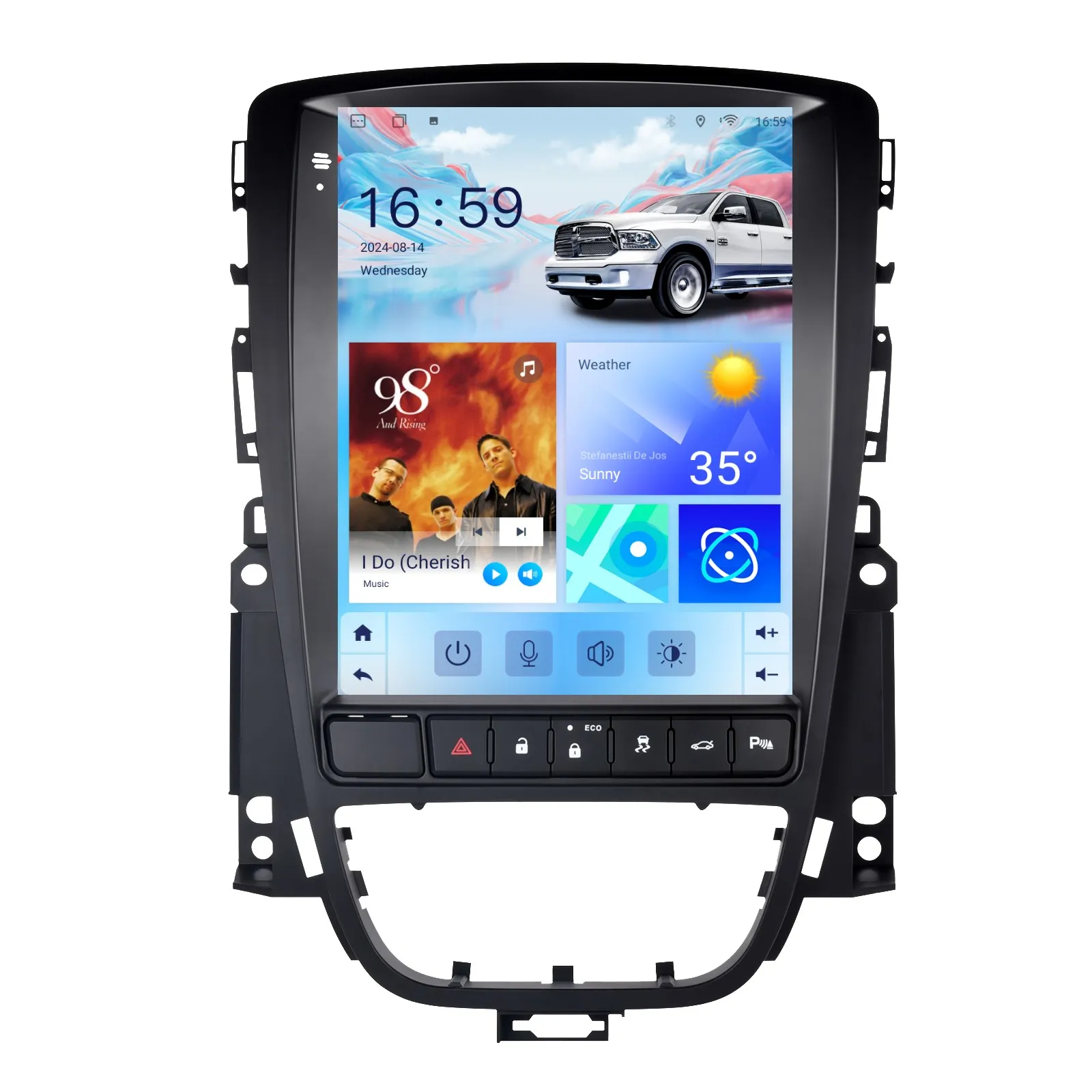 Navigatie Opel Astra J (2009-2015)  Tip Tesla, Android 12, 4GB RAM 64GB, SLOT SIM 4G, DSP, CarPlay si Android Auto, ecran 9,7 inch - Copie [8]