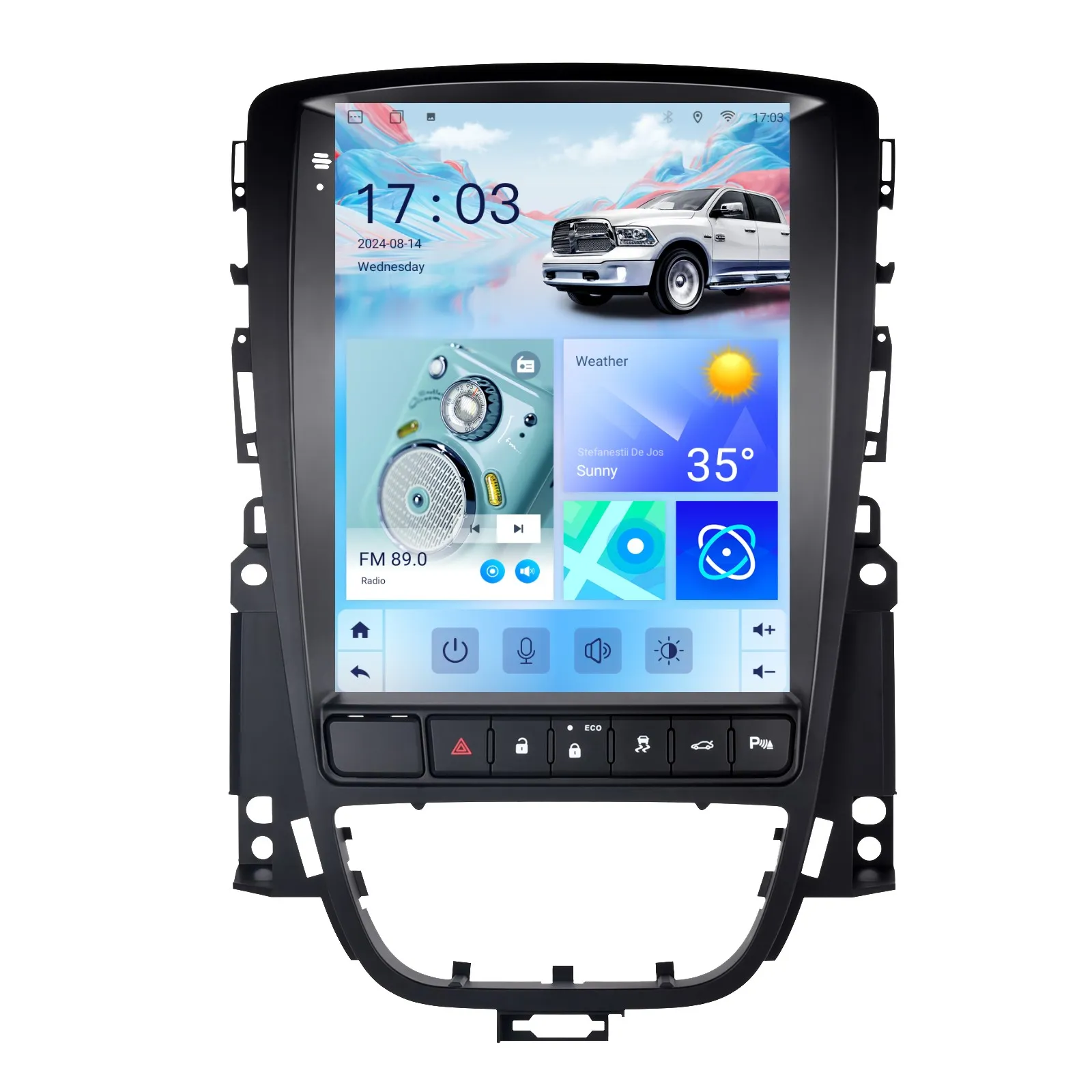 Navigatie Opel Astra J (2009-2015)  Tip Tesla, Android 12, 4GB RAM 64GB, SLOT SIM 4G, DSP, CarPlay si Android Auto, ecran 9,7 inch - Copie [6]
