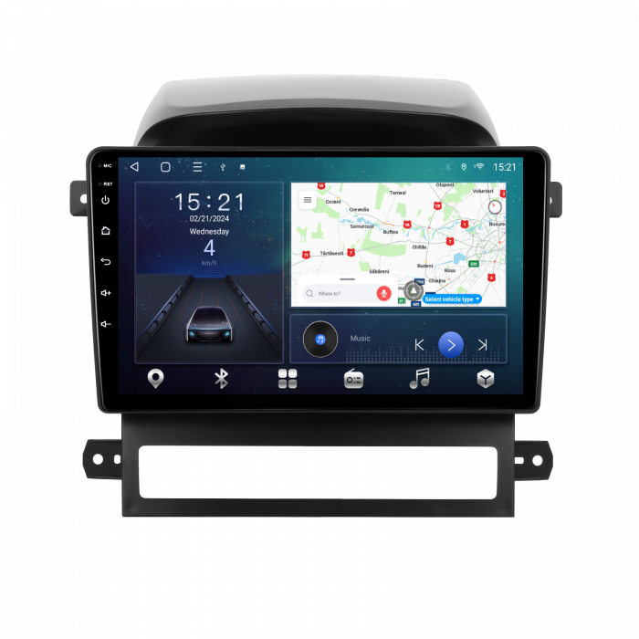 Navigatie Chevrolet Captiva (2008-2012), Android 12, 4GB RAM 64GB, SLOT SIM 4G, DSP, Carplay si Android auto, ecran 9 inch [4]