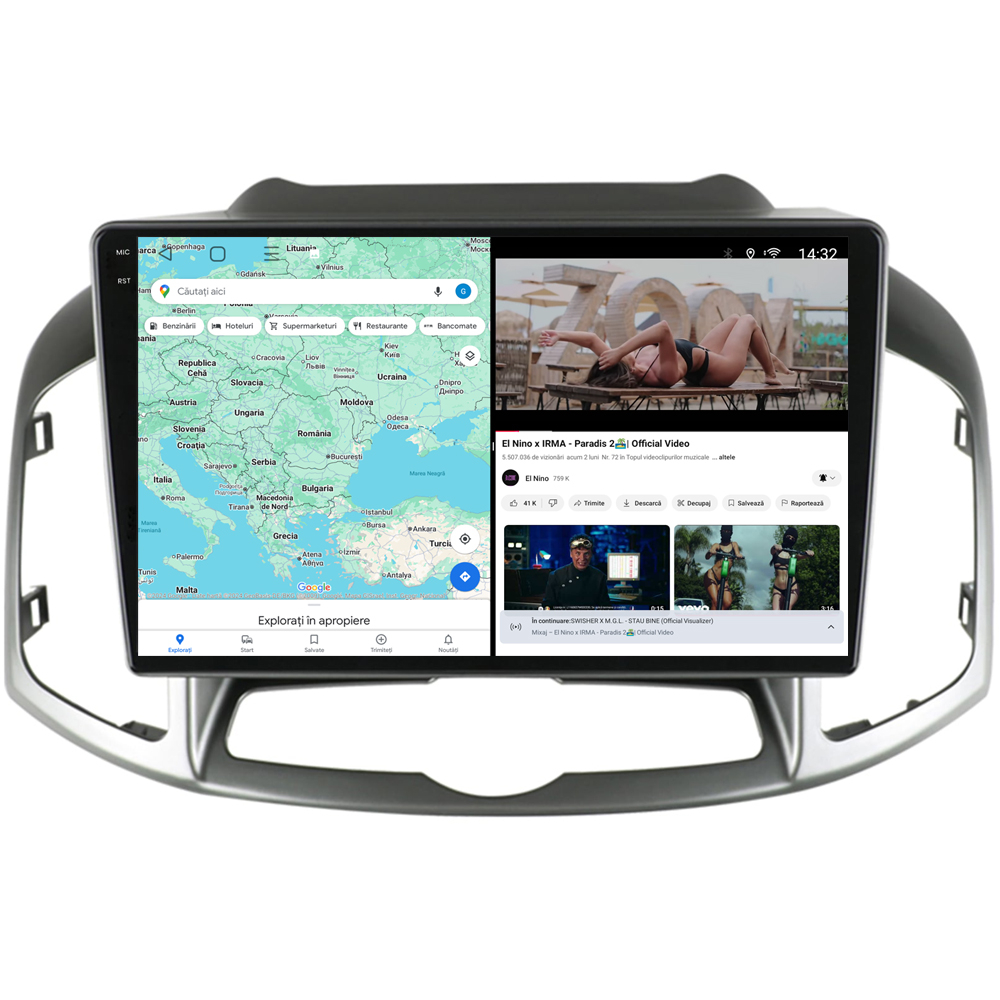 Navigație Android dedicată 2K QLED Octa-Core UIS8581A cu SIM 4G, CarPlay și Android Auto [5]