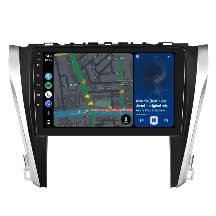 Navigatie Toyota Camry (2015-2017), Android 12, 8GB RAM 128GB, SIM 4G, DSP, Carplay si Android auto, ecran 10.1 inch [4]