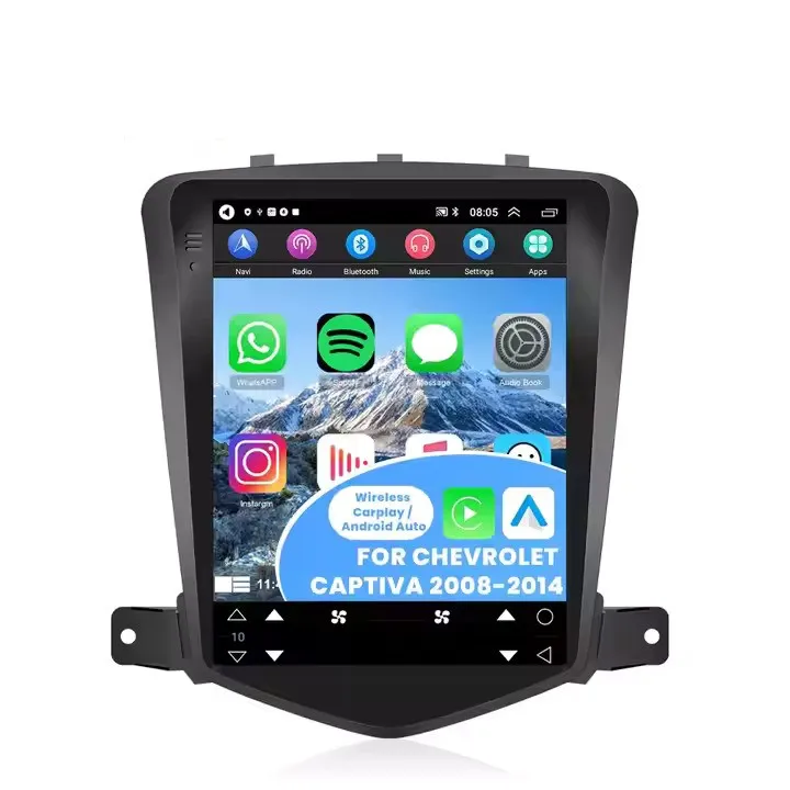 Navigatie Chevrolet Cruze J300 (2008-2014) 2+64GB CarPlay & Android Auto wi-fi, ecran TIP TESLA 9.7 inch [1]