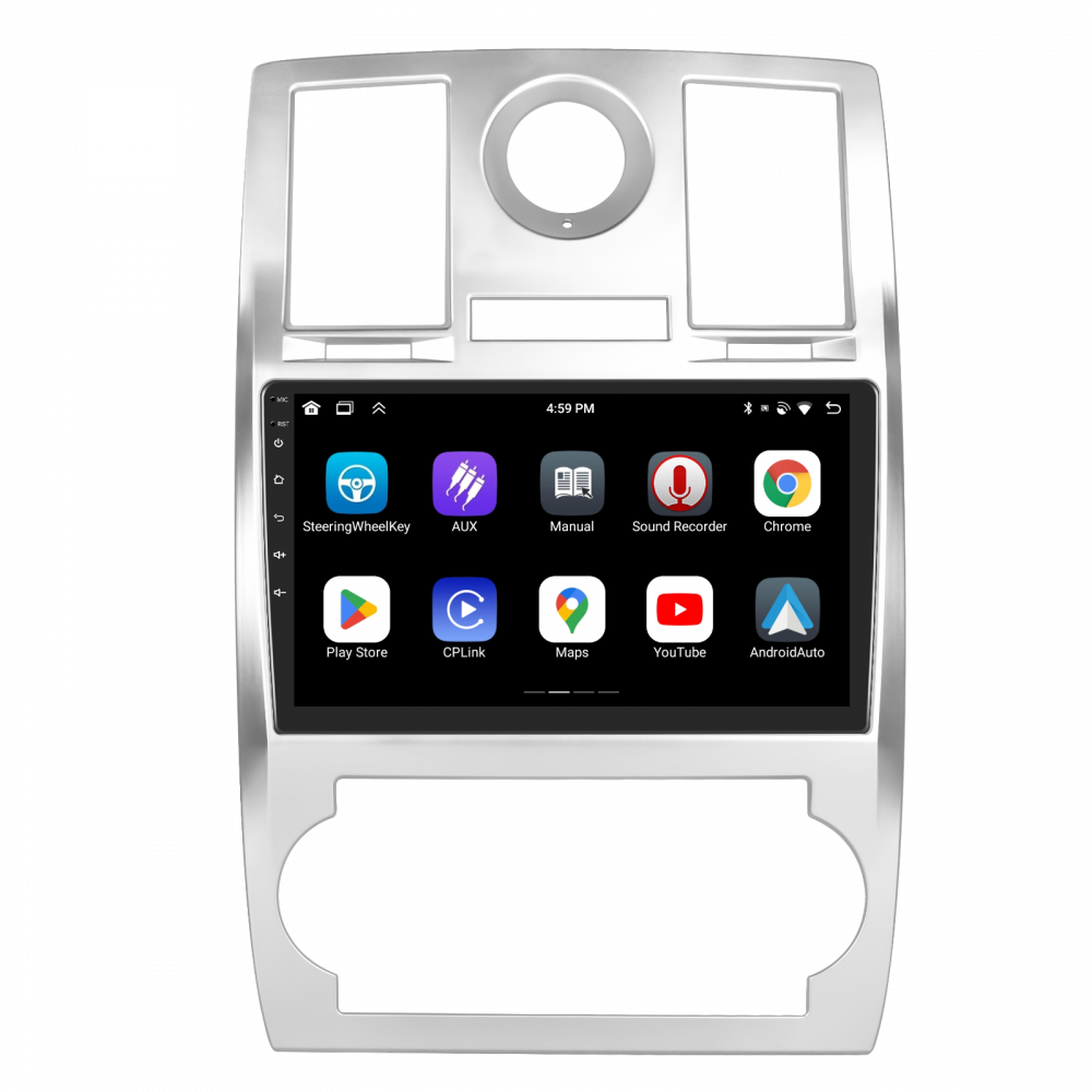 Navigatie CHRYSLER C300 2006, Android 12, 4GB RAM 64GB, DSP, Carplay si Android auto, ecran 9 inch [4]