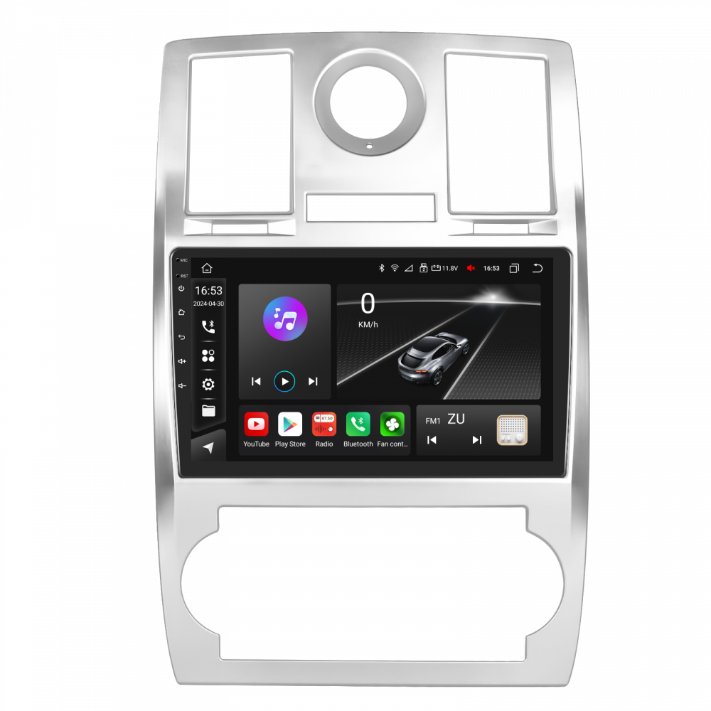 Navigatie CHRYSLER C300 2006, Android 12, 8GB RAM 128GB,SLOT SIM 4G, DSP, Carplay si Android auto, ecran 9 inch [8]