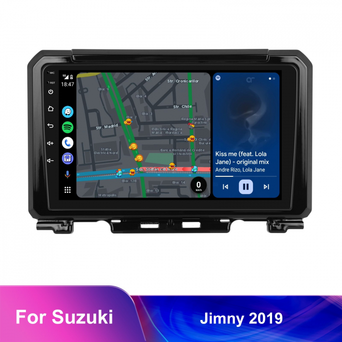 Navigatie Suzuki Jimny 4 (2018-2023), Android 12, 2GB RAM 32GB, DSP, Carplay si Android auto, ecran 9 inch [4]