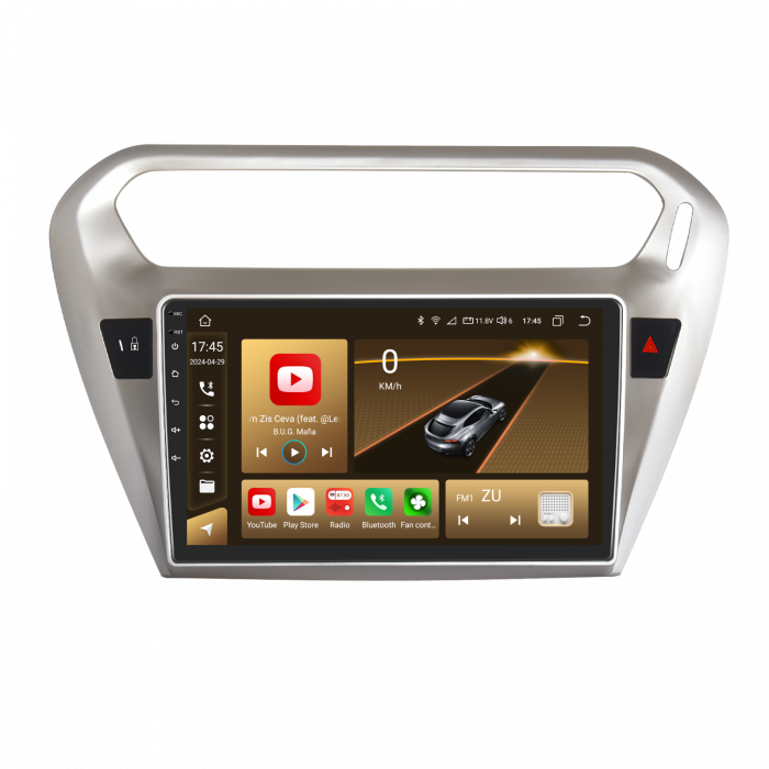 Navigatie Peugeot 301 (2012-2016), Android 12, 8GB RAM 128GB, SLOT SIM 4G, DSP, Carplay si Android auto, ecran 9 inch [6]