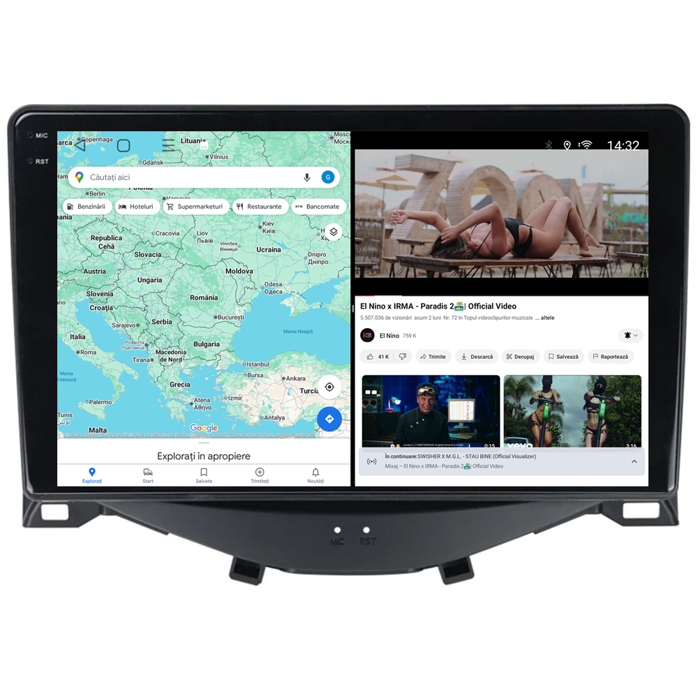 Navigație Android dedicată 2K QLED Octa-Core UIS8581A cu SIM 4G, CarPlay și Android Auto [5]