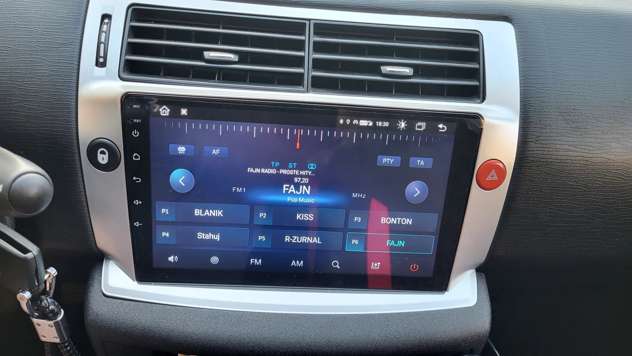Navigatie Citroen C4 din (2004-2012) cu Android 12, 4GB RAM 64GB ROM, SIM 4G, DSP, ecran 9 Inch,Carplay si Android Auto [9]