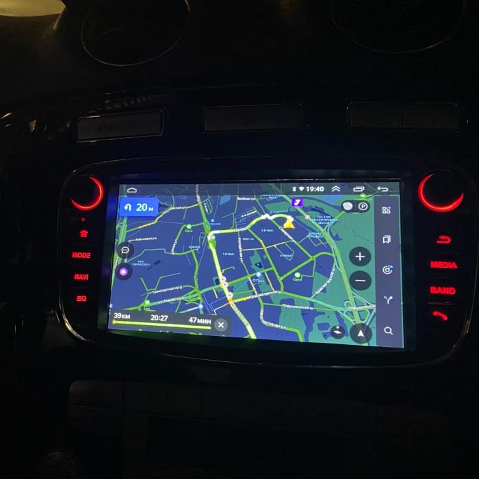 Navigatie cu Android 10, Ecran de 7 Inch, dedicata Ford Focus 2,Kuga,S Max,Mondeo,C Max [10]