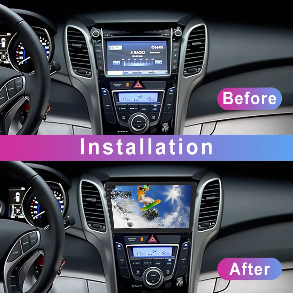 Navigatie Hyundai i30 (2011-2015) cu Android 12, 8GB RAM 128GB ROM, SIM 4G, CarPlay si Android Auto, DSP, ecran 9 inch [4]