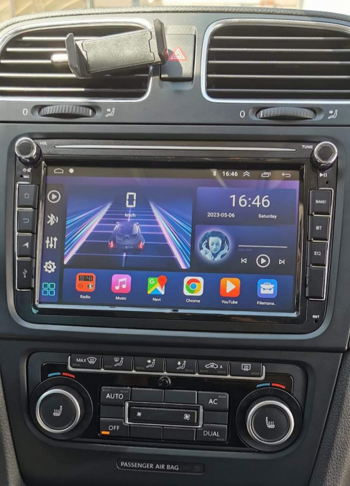 Navigatie Volkswagen|Skoda|Seat cu Android 12, 4GB RAM 64GB ROM, DSP, Slot SIM 4G, Ecran de 8 Inch, dedicata Golf 5, Golf 6, Jetta, Passat B6, CC, B7, Polo, Tiguan, Touran, Skoda, Seat [17]