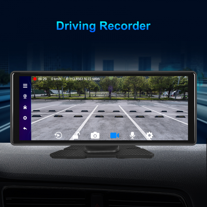 Navigatie cu Android 13, 4GB+64GB, CAMERA DVR FULL HD INCLUSA si Camera marsarier, GPS Portabil, Universal, CarPlay si Android Auto WI-FI, ecran tactil HD 10.26 inch [28]