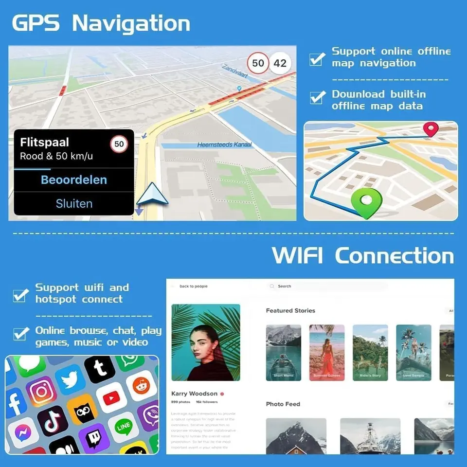 Navigatie cu Android 2GB RAM 32GB ROM, Android 11, CarPlay si Android Auto Wi-fi, Youtube, Waze, ecran HD 10.1 Inch, dedicata Skoda Yeti 2009-2017 [6]