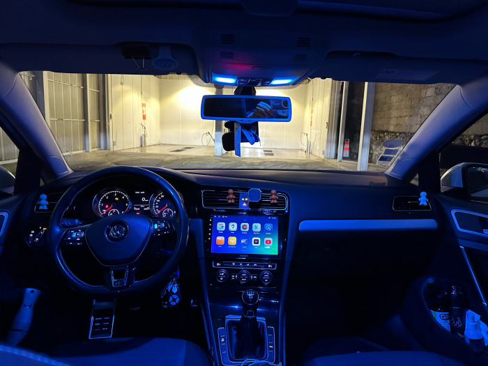 Navigatie Volkswagen Golf 7 (2012-2020) Android 12, 4GB RAM 64GB ROM, DSP, SIM4G, CarPlay si Android Auto Wi-fi, Youtube, Waze, ecran HD 10.1 Inch [5]