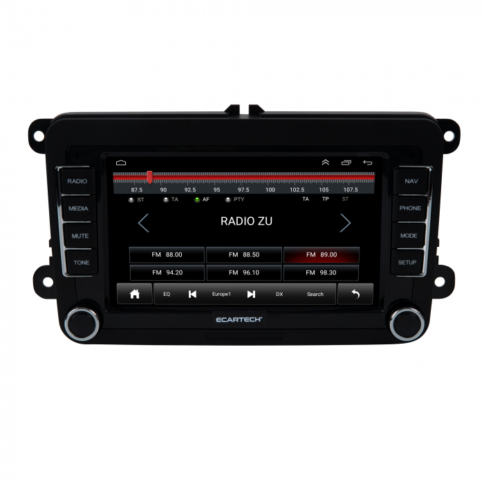 Navigatie Volkswagen|Skoda|Seat cu Android 13, 7 Inch, 2+64 GB, CarPlay si Android Auto dedicata Golf 5, Golf 6, Jetta, Passat B6, CC, B7, Polo, Tiguan, Touran, Skoda, Seat [11]