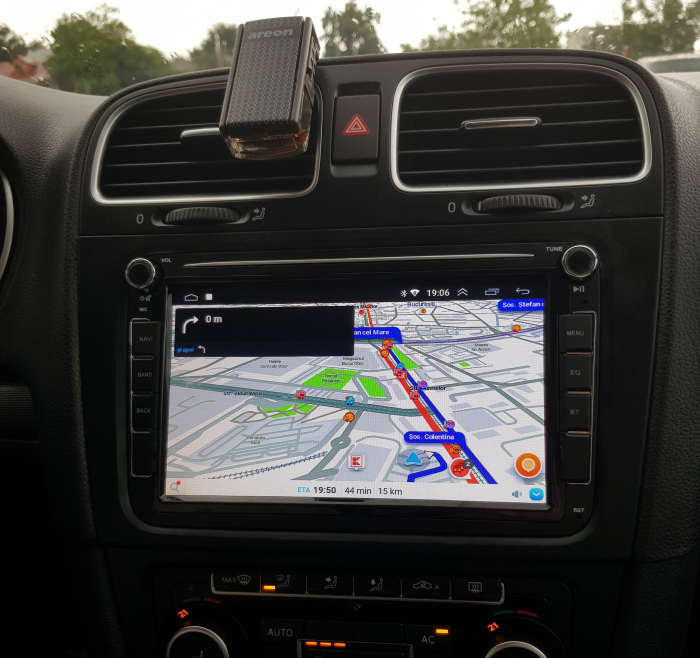 Navigatie Volkswagen,Skoda,Seat cu Android 2GB RAM 32GB, CarPlay Wireles Ecran de 8 Inch, dedicata Golf 5, Golf 6, Jetta, Passat B6, CC, B7, Polo, Tiguan, Touran, Skoda, Seat [6]