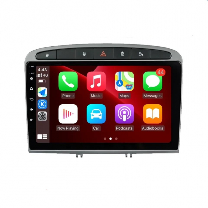 Navigatie Peugeot 308/408 (2006-2014) cu Android 12, 8 GB RAM 128 GB ROM DSP, SLOT CARTELA 4G ecran 9 Inch,Carplay si Android Auto [5]