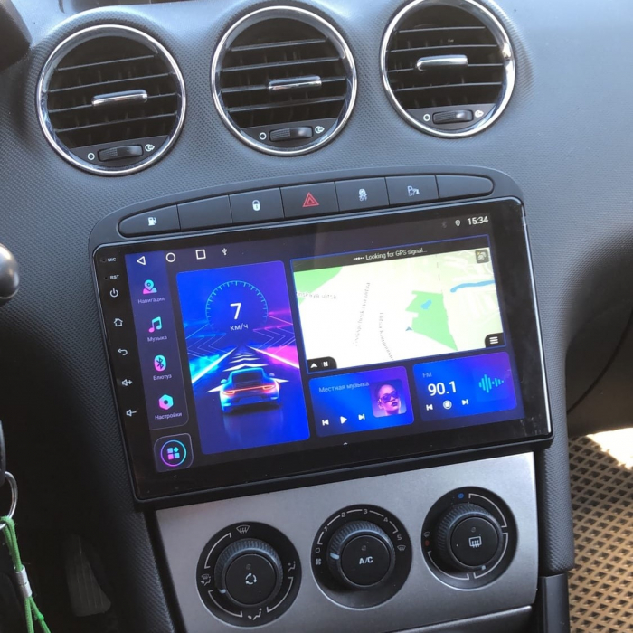 Navigatie Peugeot 308/408 (2006-2014) cu Android 12, 4 GB RAM 64 GB ROM DSP, SLOT CARTELA 4G ecran 9 Inch,Carplay si Android Auto [10]